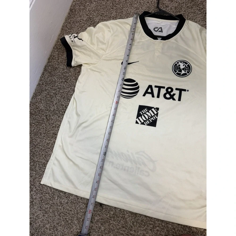 NEW NIKE CLUB AMERICA ADV‎ MATCH THIRD JERSEY 2023 White (DO8332-133) Sz XXL